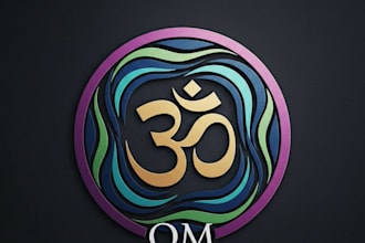 design a spiritual and meaningful om logo for your brand