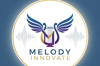 design a creative and professional musical instrument logo for your brand