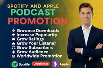 do specialist your spotify podcast promotion or apple podcast promotion