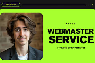 be your full time personal webmaster