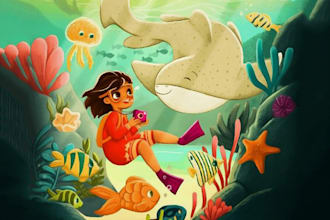 children story book ai illustration children story book illustration