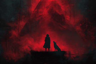 create anything dark art, horror, for merch and cover art