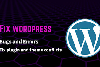 fix wordpress bugs and errors