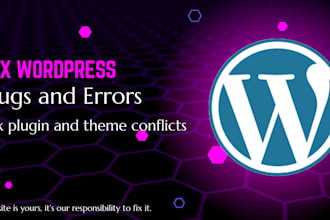 fix wordpress bugs and errors