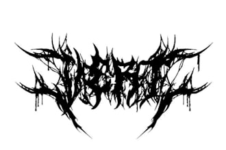 draw a metal band logo