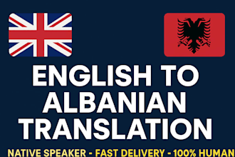 translate english to albanian accurately and professionally