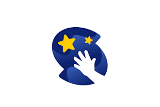 design a modern creative kids children logo