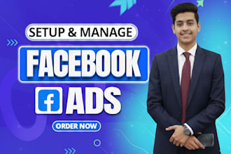 setup and manage facebook ads advertising marketing campaign