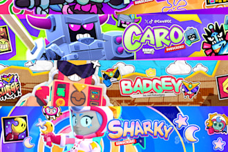 design a brawl stars youtube banner