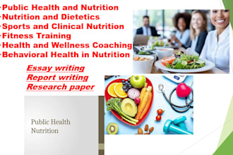 do research reports public health nutrition fitness corporate wellness content