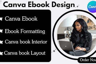 design editable canva workbook pdfs ebook formatting layout product catalog