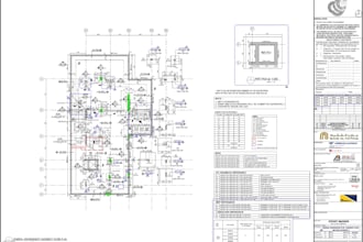 create professional autocad electrical, plumbing mep drawings