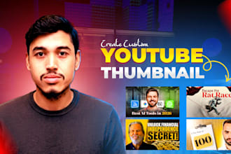 design catchy youtube thumbnail