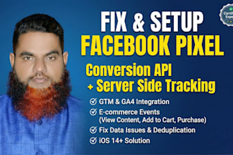 setup facebook pixel, conversion API, server side tracking with GTM