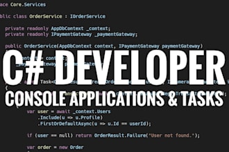 do c sharp console application and programming tasks