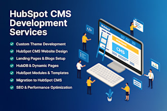 create hubspot cms website landing page CRM developer figma to hubspot expert