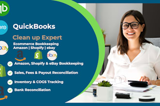do amazon, ecommerce accounting, bookkeeping and quickbooks clean up online