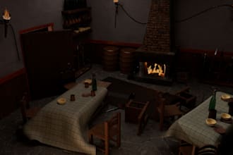 3d render view of enviroment