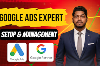 setup and manage your google ads PPC campaigns as a SEM expert to improve ROI
