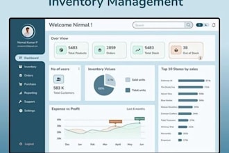 develop inventory management system pos erp CRM software