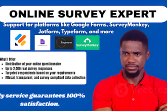 fill online survey form conduct response and questionnaire and deliver feedback