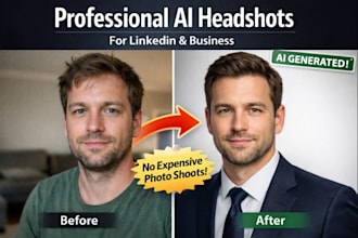 design professional headshots using ai