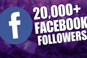 boost your facebook page with 20,000 targeted followers
