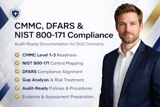 provide cmmc, dfars, nist 800171 compliance for dod contracts