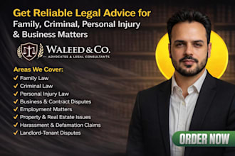 be your lawyer for family, criminal, and personal injury cases