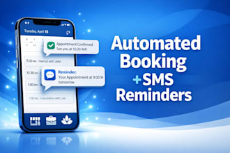 set up automated appointment system with SMS reminders for local businesses