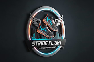 make custom logo for footwear, shoe, sneakers brand, or store
