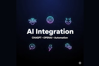 integrate ai and chatgpt API into your web application