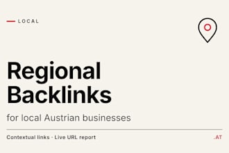 build regional austrian backlinks for your local business