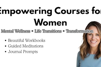 create mental wellness courses for women in life transitions
