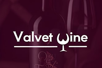 design luxury nightclub, alcohol, cocktail bar or wine brand logo
