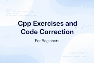 help with exercises and cpp code correction