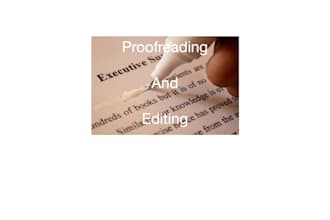 proofread and edit your text for grammar and punctuation