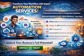 create ai powered automation using openai, n8n, and make