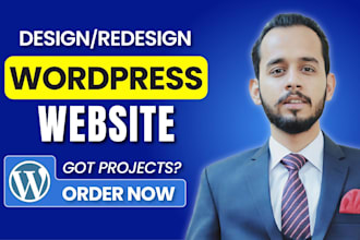 build wordpress website development, design redesign, clone, customize wordpres