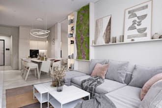 restyle 3d home interior, luxury livingroom,inviting dinning area,warmth bedroom