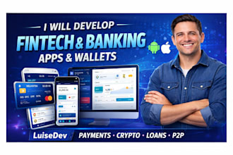 develop fintech neobank wallet payment app banking money transfer loan app
