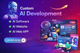 do custom app development for android, ios with ai chatbot as flutter developer