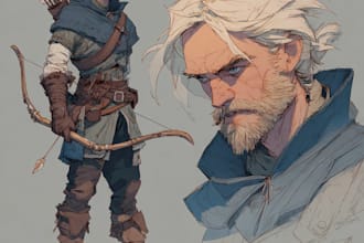 dnd character art and dnd character art