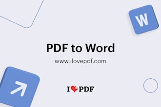 convert pdf to word exel data typing
