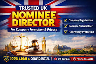 provide trusted UK nominee director services for company formation and privacy
