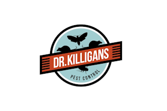 create powerful a vintage hipster logo pest control