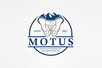 make medical complex ortho trauma logo with medical service