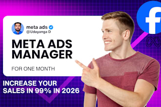 manage meta ads for one month