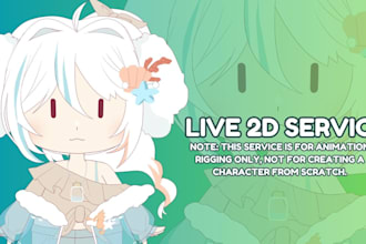 rigging your custom live2d model character for vtuber stream