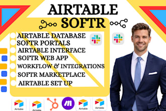 airtable expert softr webapp client portal airtable automations database